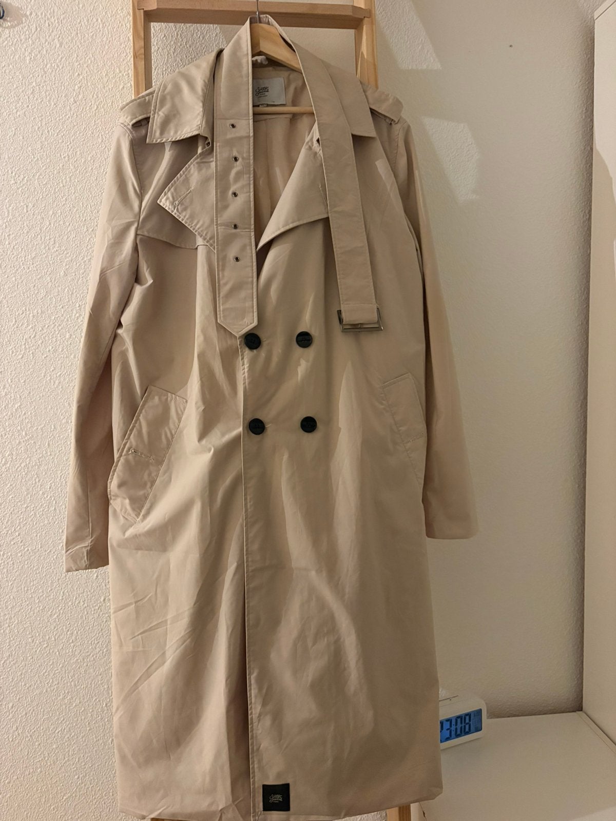 Sixth june heren trenchcoat - vrijwel nieuw, Ophalen of Verzenden, Zo goed als nieuw, Overige maten, Beige