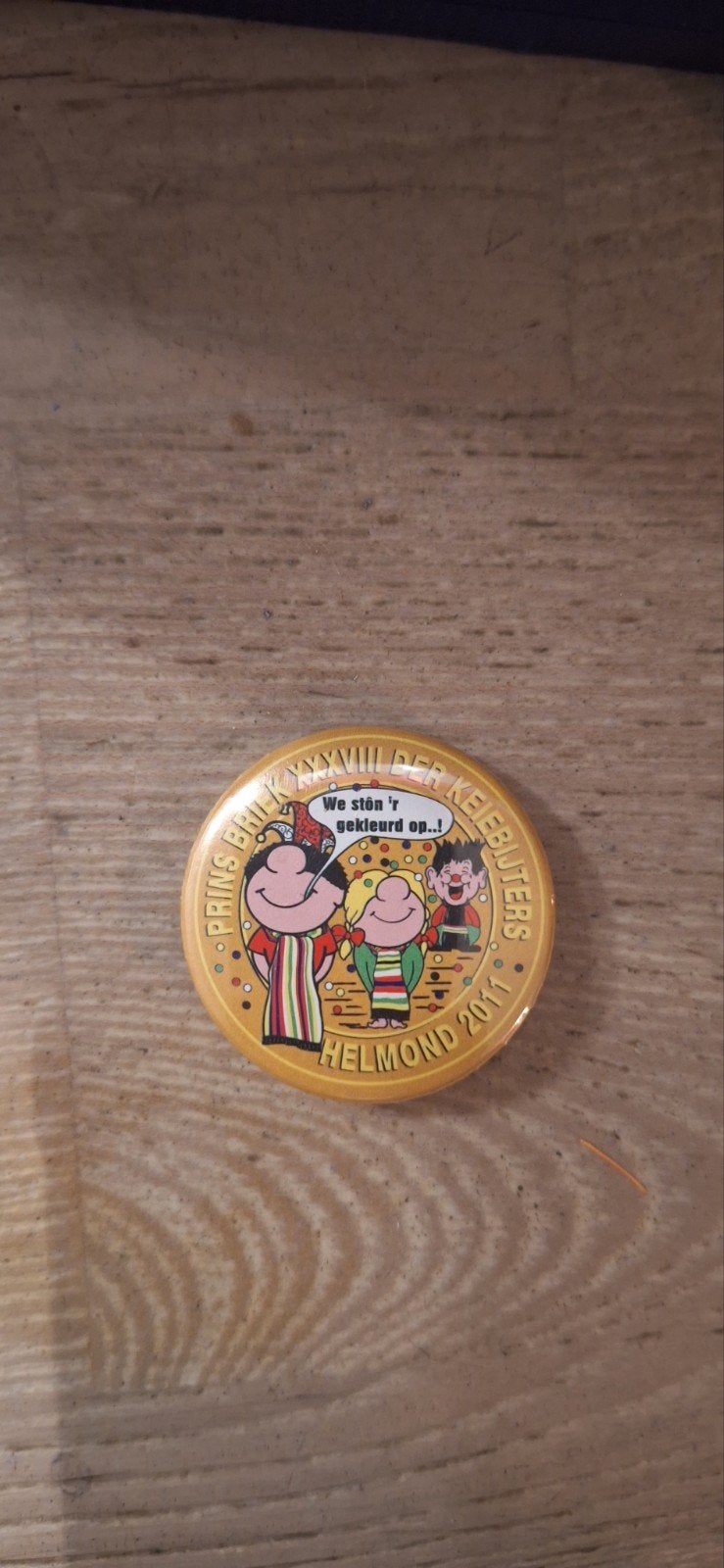 Keiebijters Helmond Button carnaval 2011 (24.1), ., Ophalen of Verzenden, Zo goed als nieuw, .