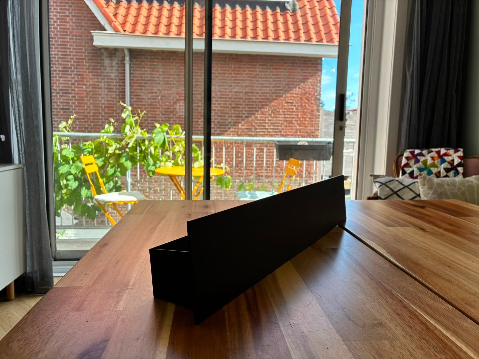 Balmani UMA douche wandplank 60 cm zwart, Ophalen, Zwart, Nieuw, Metaal