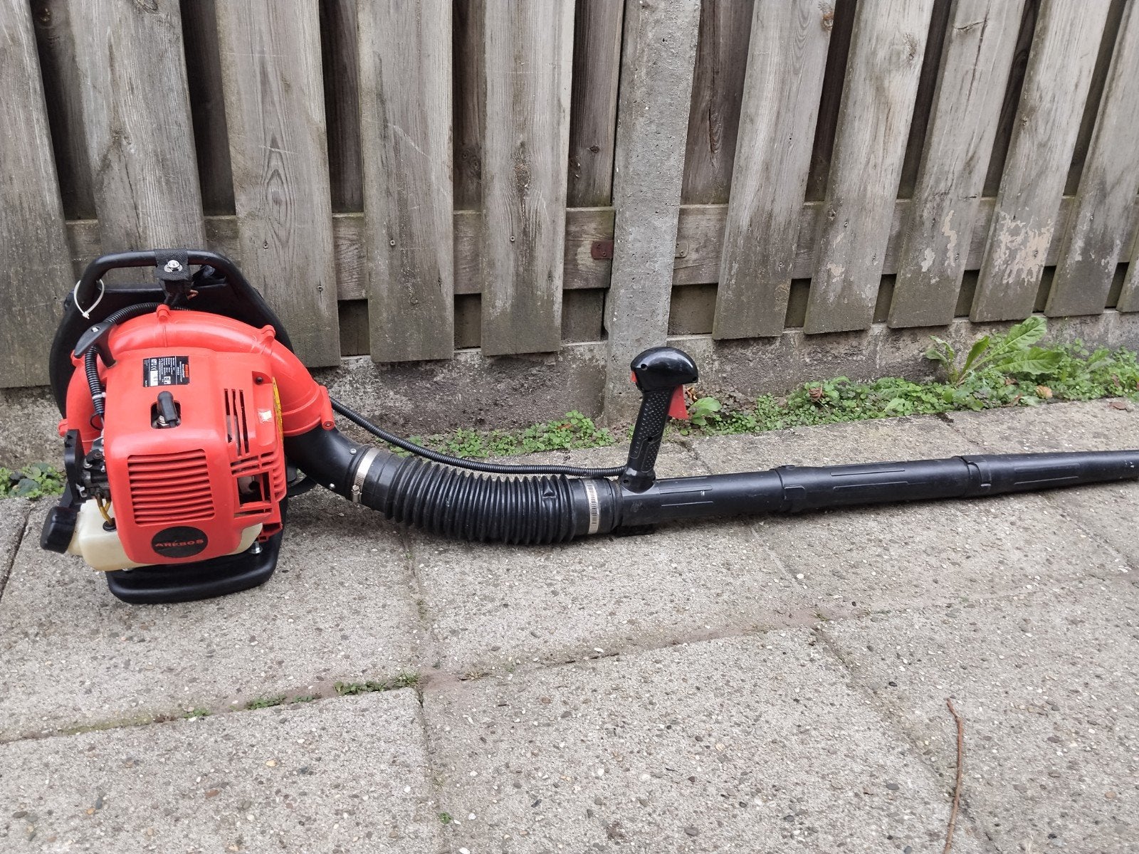 AREBOS Benzine Bladblazer AR-HE-BL30 - Ruggedragen, Ophalen, Benzine, Gebruikt, Ruggedragen