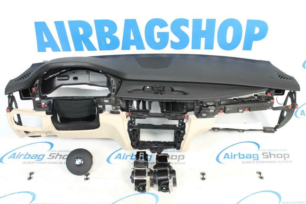 Airbag set Dashboard M zwart/beige BMW X6 F16 2014-2019, Auto-onderdelen, Dashboard en Schakelaars, Gebruikt, Ophalen of Verzenden