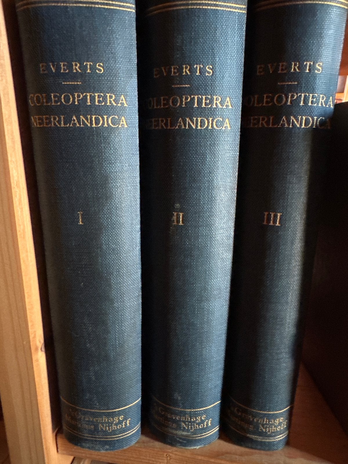 Everts Coleoptera Neerlandica - Deel I, II, III (3 boeken), Ophalen of Verzenden, Gelezen, Nederland