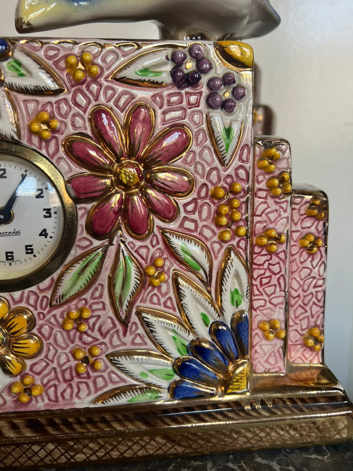 Hubert Bequet klokkenstel Art Deco, Antiek en Kunst, Ophalen