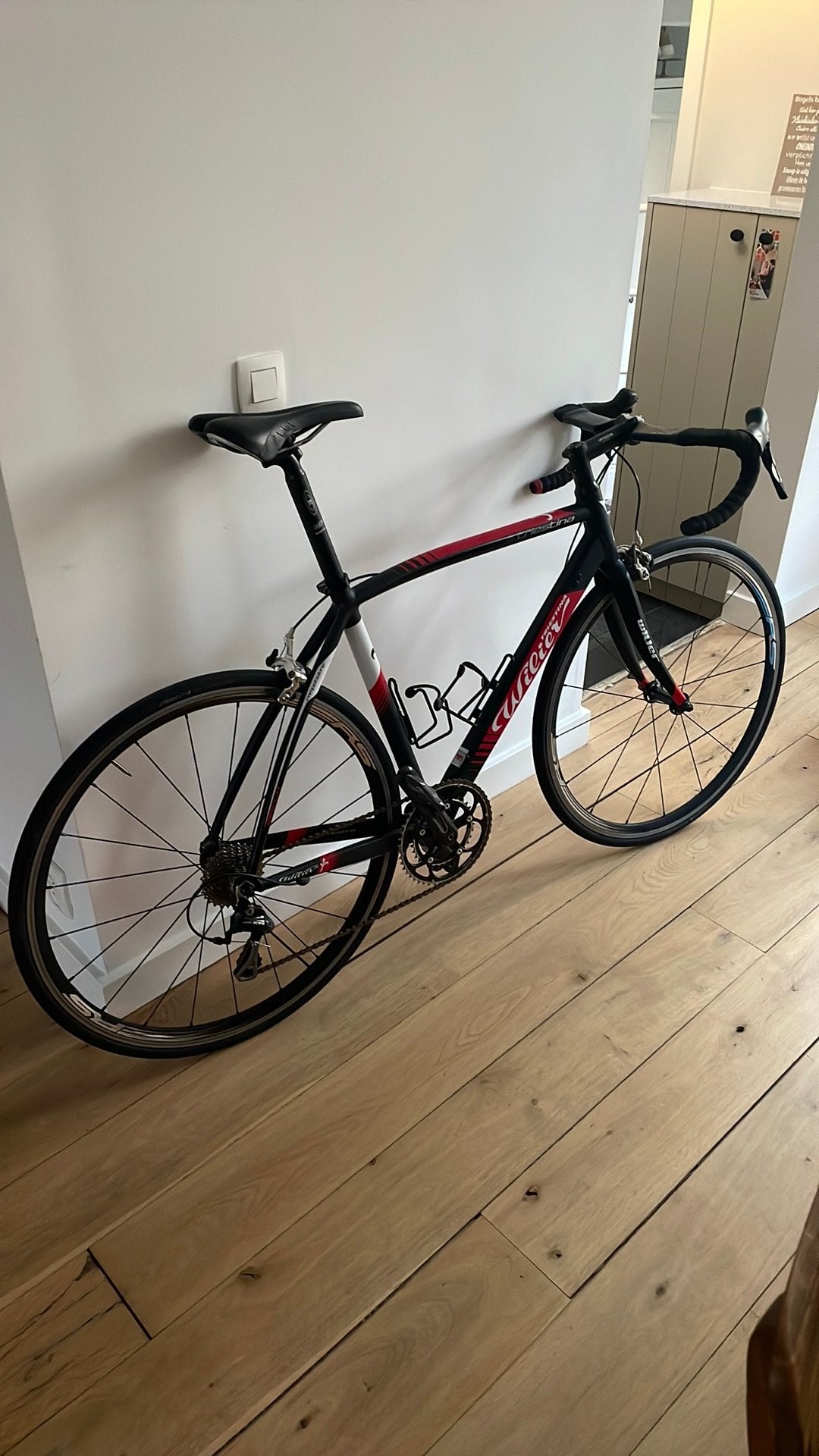 Willier triestena racefiets framemaat 54, Aluminium, Zo goed als nieuw, Meer dan 20 versnellingen, 53 tot 57 cm