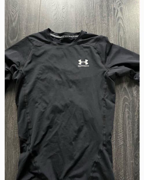 Under armour longsleeve maat M, Ophalen of Verzenden, Zo goed als nieuw, Maat 48/50 (M), Zwart