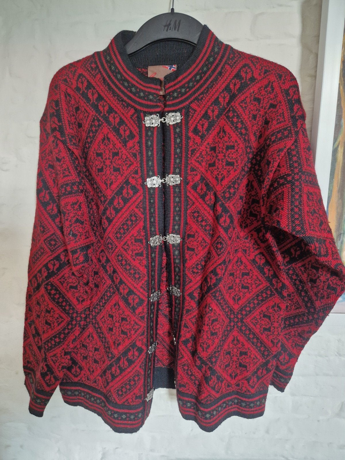 Noorse wollen vest Christiania maat S zgan, Zo goed als nieuw, Christiania, Maat 36 (S), Meerkleurig
