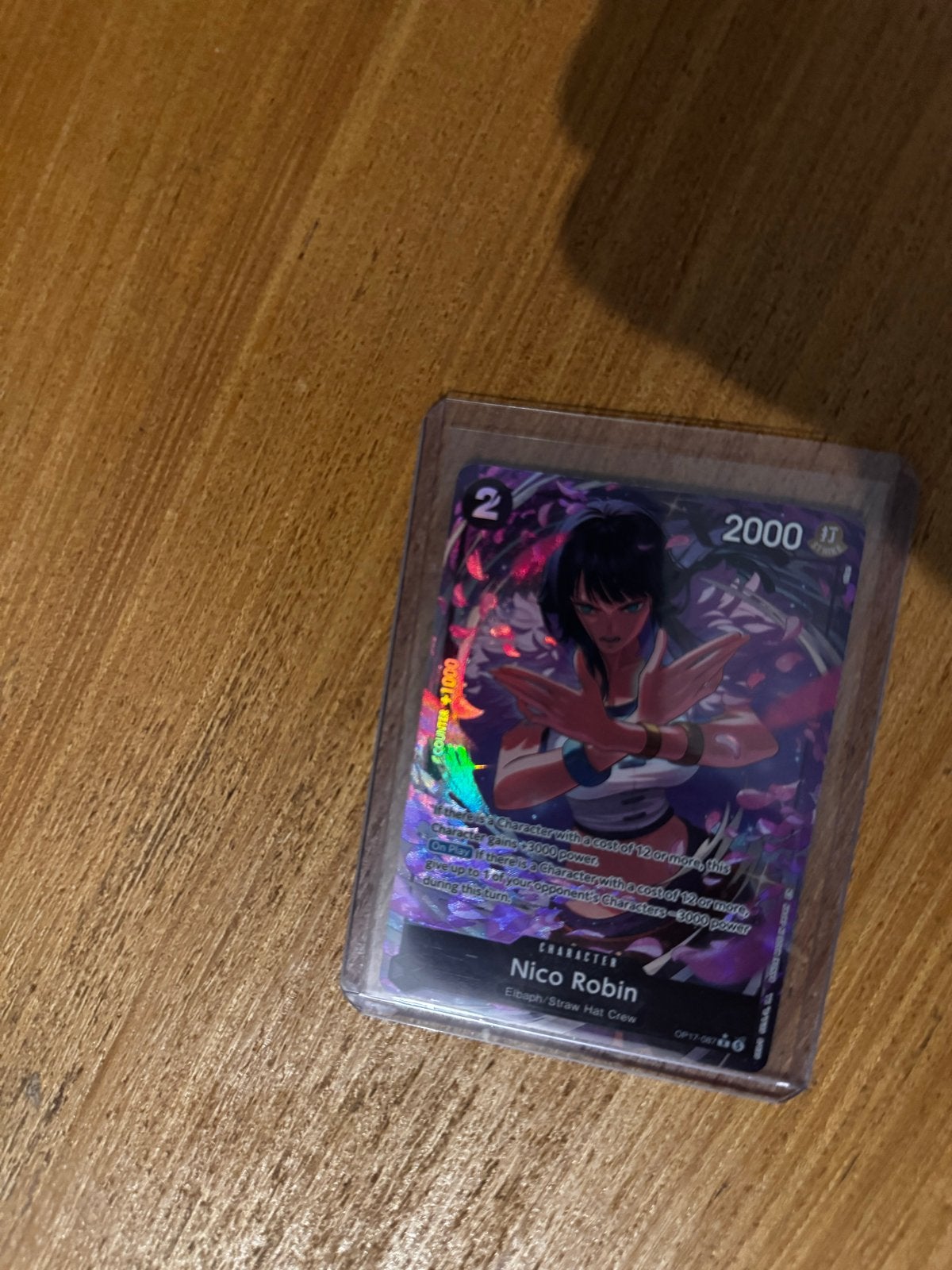 One Piece Card Game Nico Robin op17, Verzamelen, Ophalen of Verzenden, Zo goed als nieuw