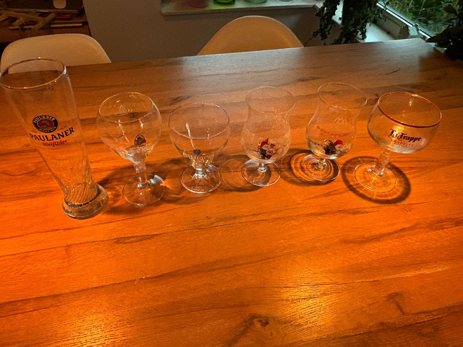 6 bierglazen – voor de dorstige verzamelaar, Ophalen, Zo goed als nieuw, Bierglas
