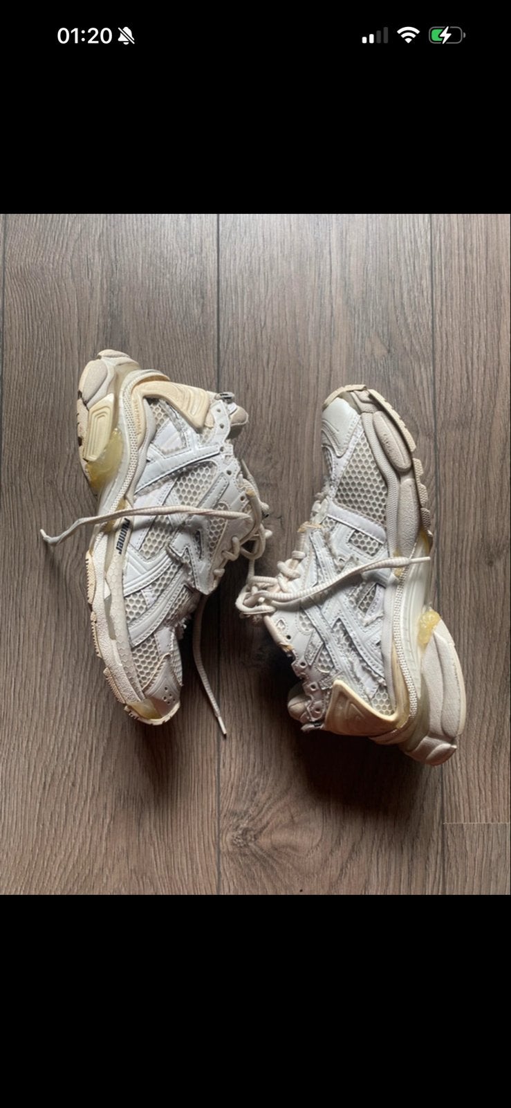 Balenciaga Track Sneakers - Maat 37, Ophalen of Verzenden, Gedragen, Wit, Sneakers of Gympen