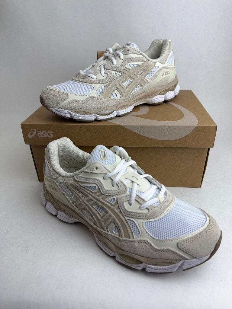 Asics Gel-NYC White feather grey (maat 43,5), Ophalen of Verzenden, Asics, Asics, Asics