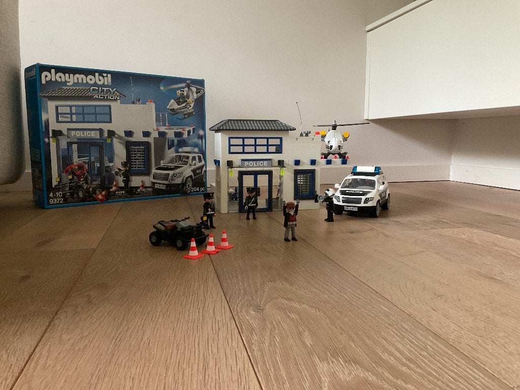 Playmobil politie bureau, Ophalen, Gebruikt, Gebouw, Complete set