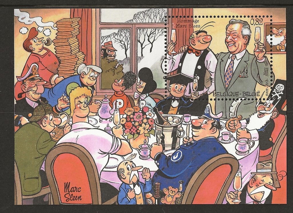 Belgie, blok Marc Sleen no Mi 86, postfris, Ophalen of Verzenden, Postfris