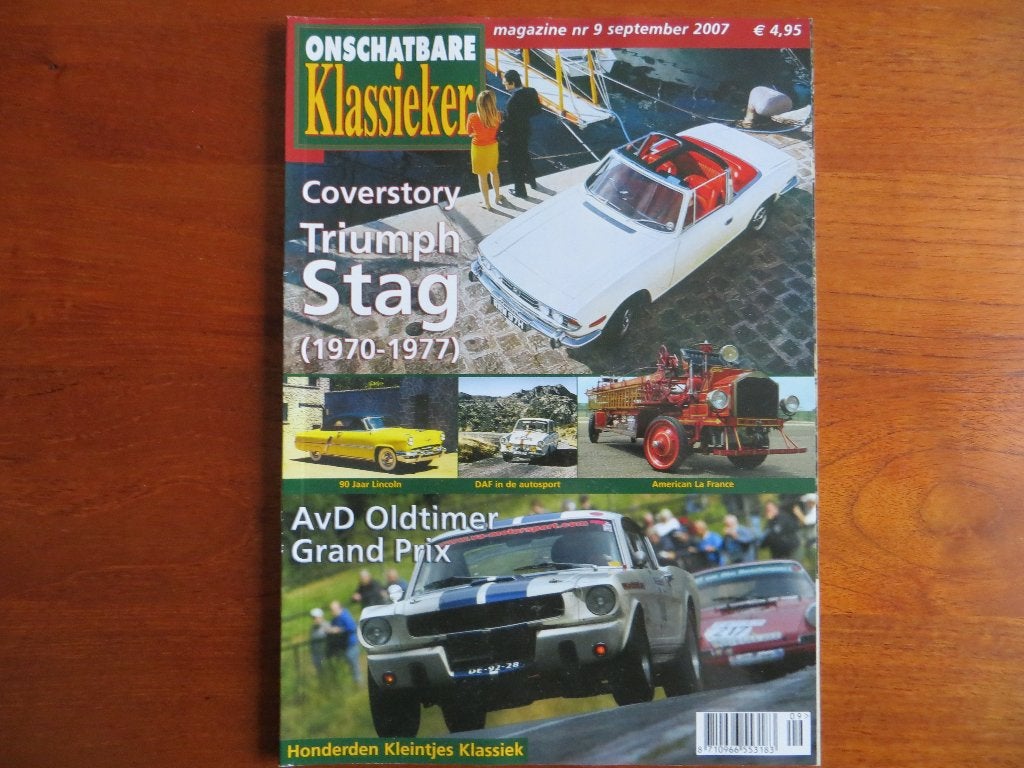 Onschatbare Klassieker 9 2007 Triumph Stag, 90 jaar Lincoln, Ophalen of Verzenden, Nieuw, Mercedes