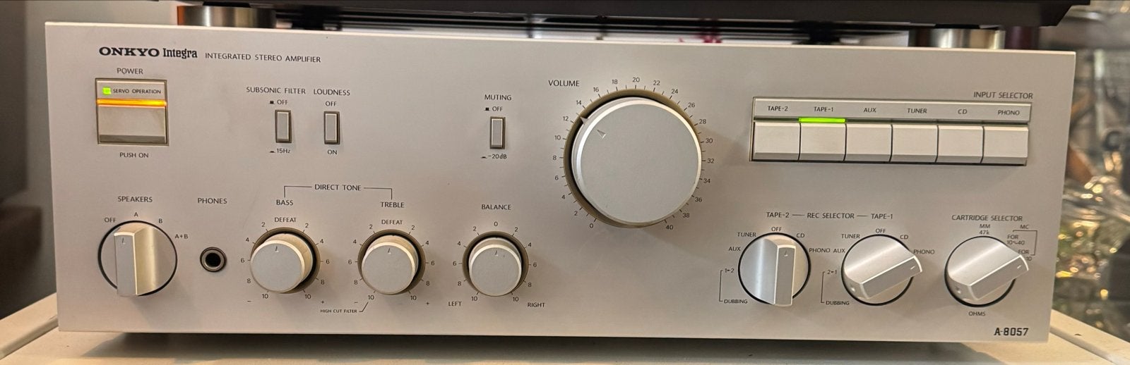 Onkyo Integra A-8057 Geïntegreerde Stereo Versterker, Ophalen, Gebruikt, ., 60 tot 120 watt