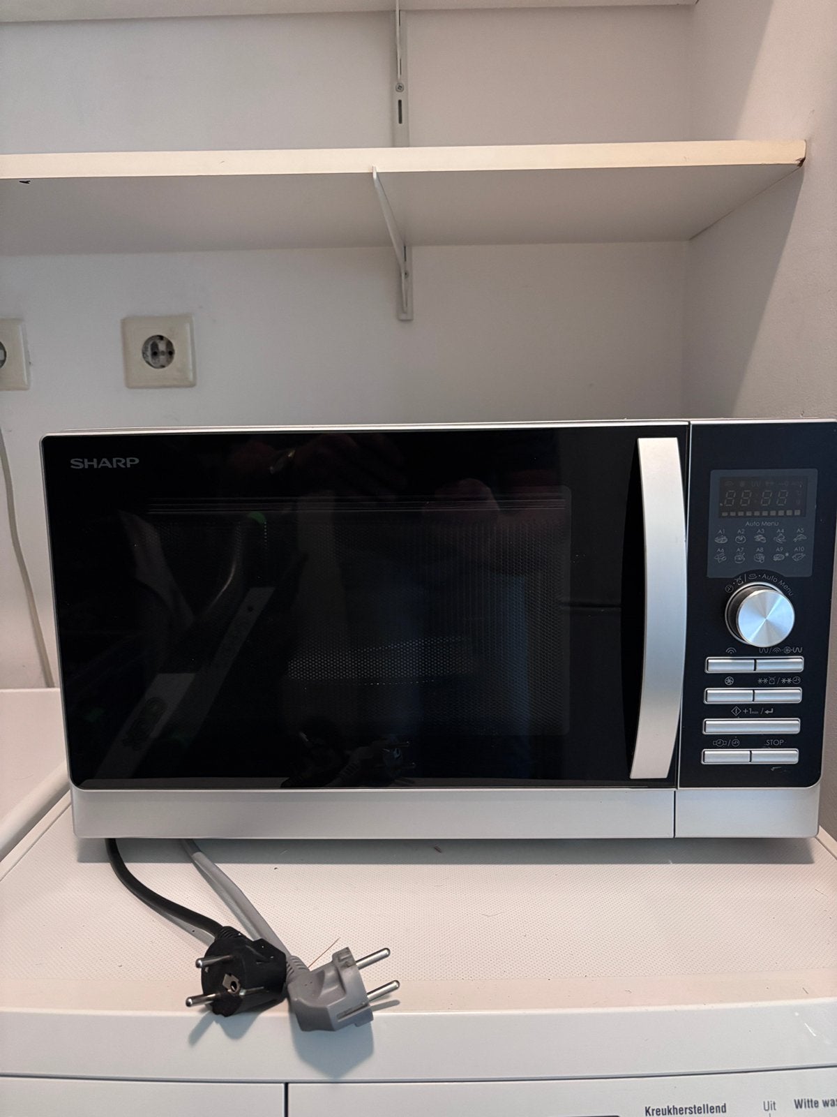 Sharp magnetronoven R-842IN, Witgoed en Apparatuur, Ophalen, Zo goed als nieuw, Combimagnetron