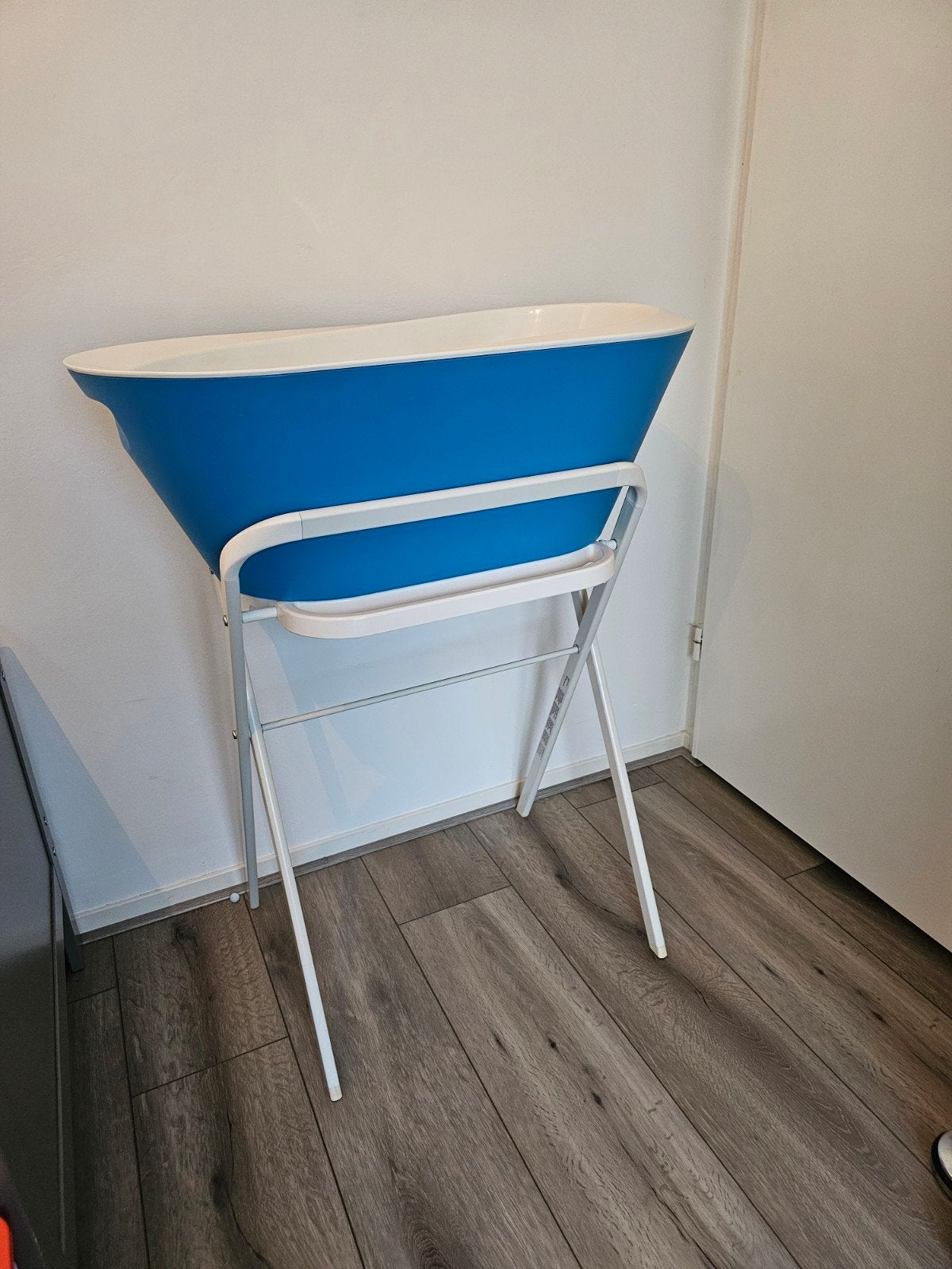 Babybadje met standaard - Hoppop, Gebruikt, Badje, Standaard, Ophalen