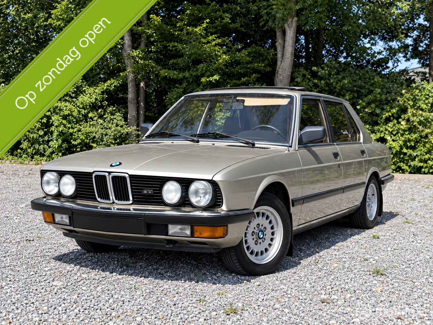 BMW 5-serie 518 / 1983 / 1ste eigenaar / schuurvondst, Auto's, Achterwielaandrijving, 4 cilinders, Bedrijf, Handgeschakeld