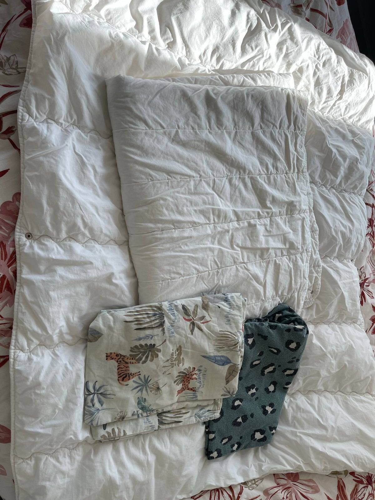 Peuter 4-seizoenen dekbed 120x150 - Cotton Comfort, Ophalen, Gebruikt, Eenpersoons, Wit