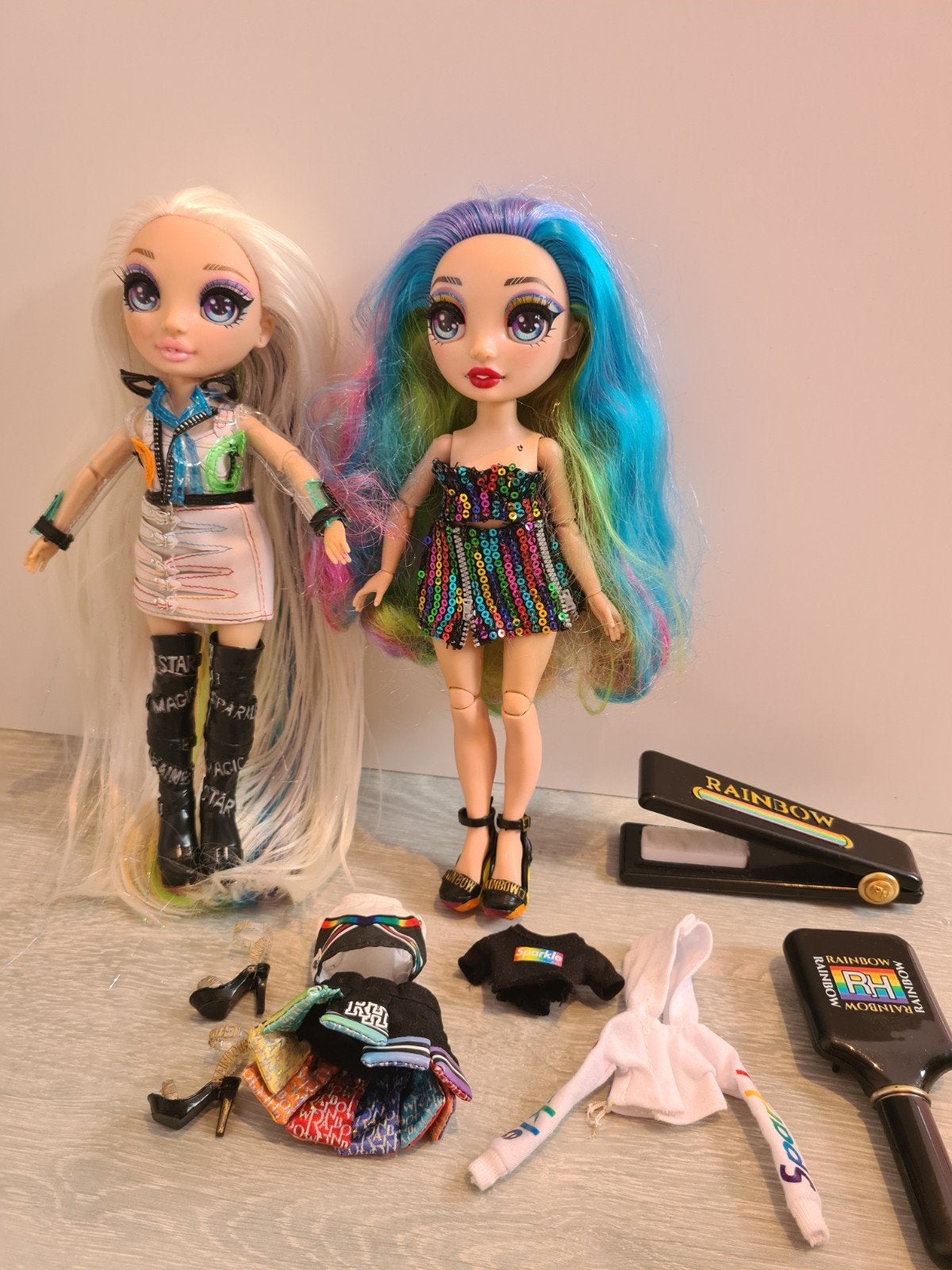 rainbow high poppen met accessoires, Verzamelen, Ophalen of Verzenden, Gebruikt, Pop