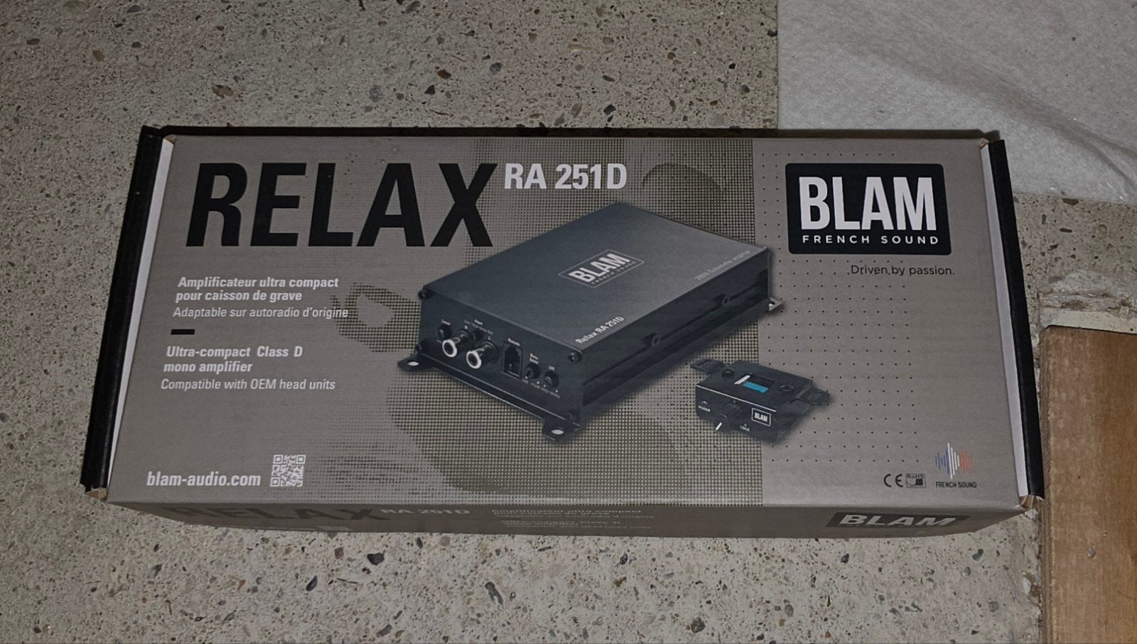 BLAM RA251D Monoversterker Nieuw in Doos, Auto diversen, Ophalen of Verzenden, Nieuw
