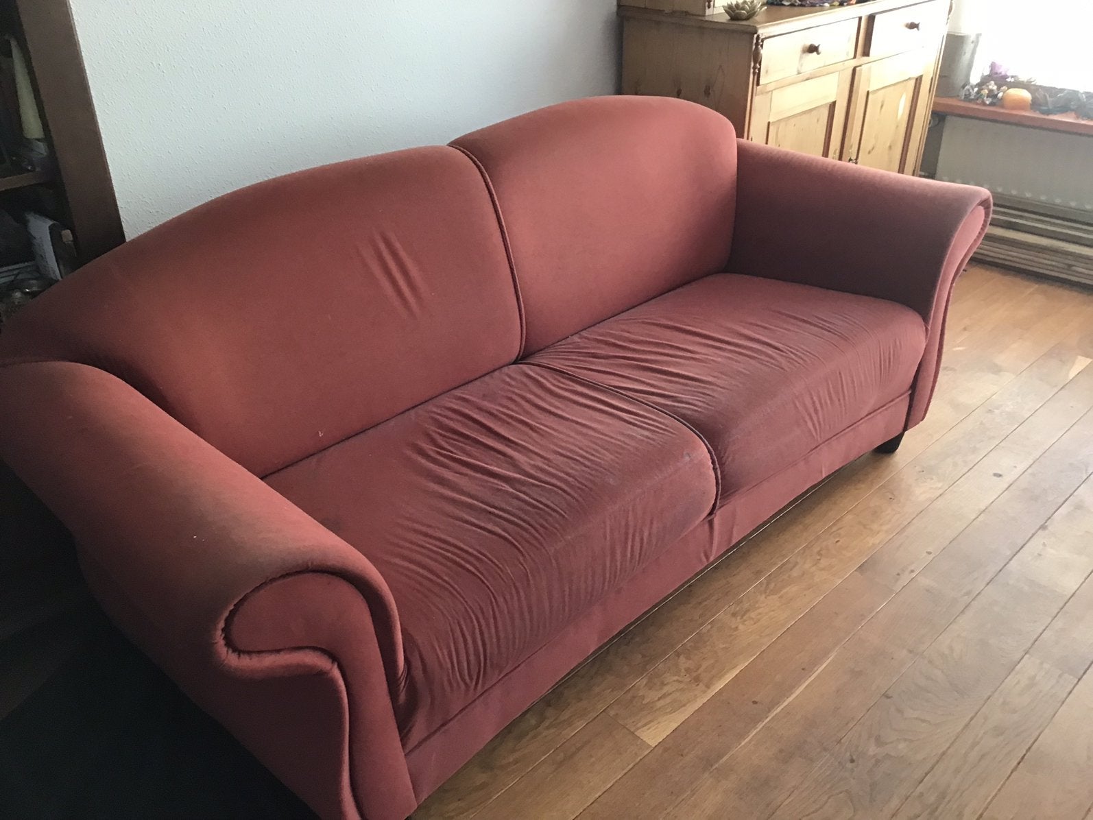 GRATIS 3-zits bank, Ophalen, Gebruikt, Neutraal, 150 tot 200 cm