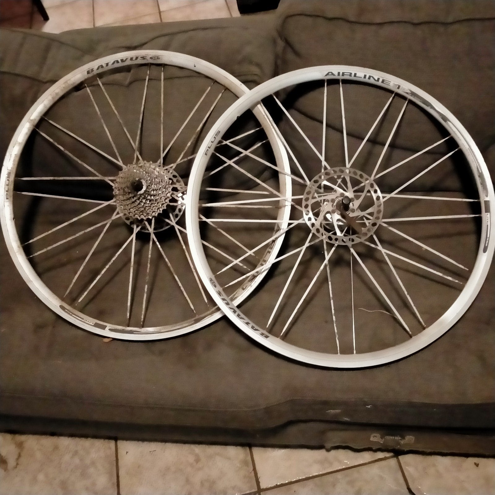 Batavus Airline 1.0 Fietswielen met Shimano Naaf, Fietsen en Brommers, Fietsonderdelen, Wiel, Gebruikt, Toerfiets, Batavus