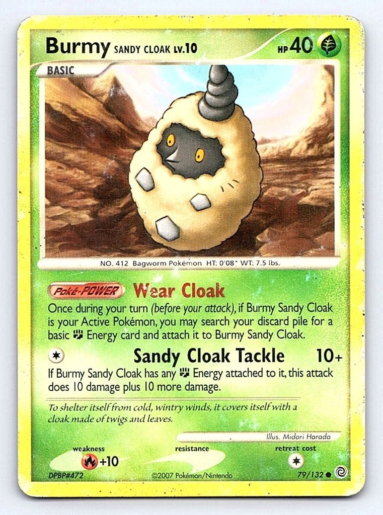 Burmy SW 79 non holo, Ophalen of Verzenden, Gebruikt, Losse kaart