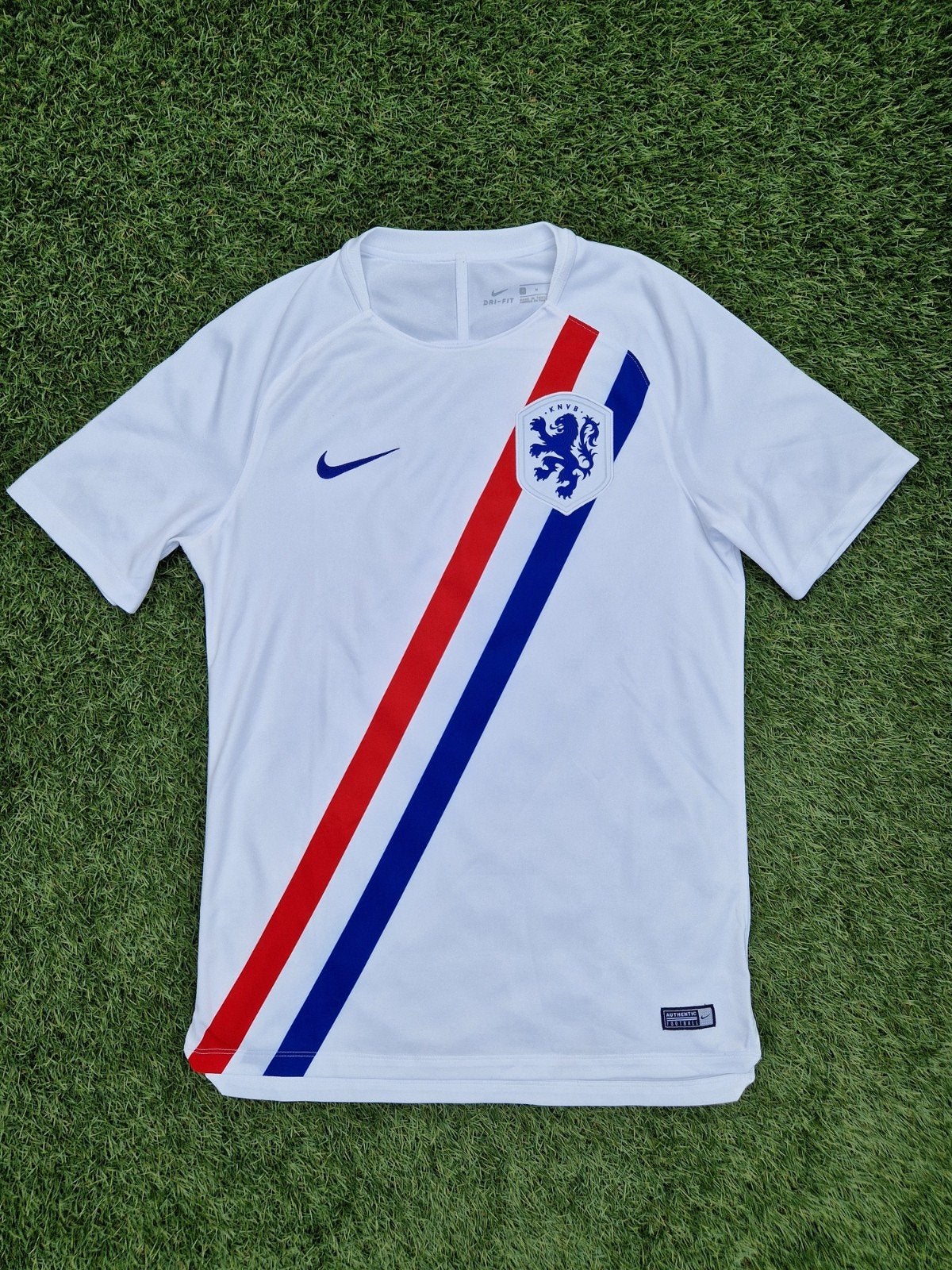 Nederlands elftal shirt KNVB Oranje voetbalshirt 2018, Kleding | Heren, Sportkleding, Maat 48/50 (M), Wit, Nike, Ophalen of Verzenden