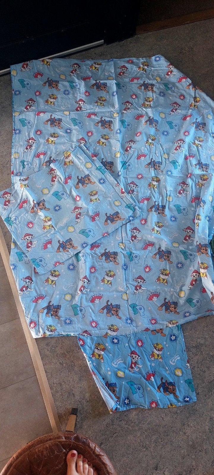 Paw Patrol dekbedovertrek 1 persoons 140x200 blauw, Ophalen of Verzenden, Jongetje of Meisje, Dekbedovertrek