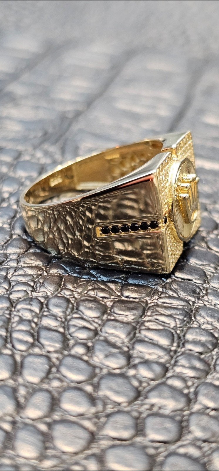 Mooie 14k gouden Rolex ring, Heer, Nieuw, Ophalen of Verzenden, Goud