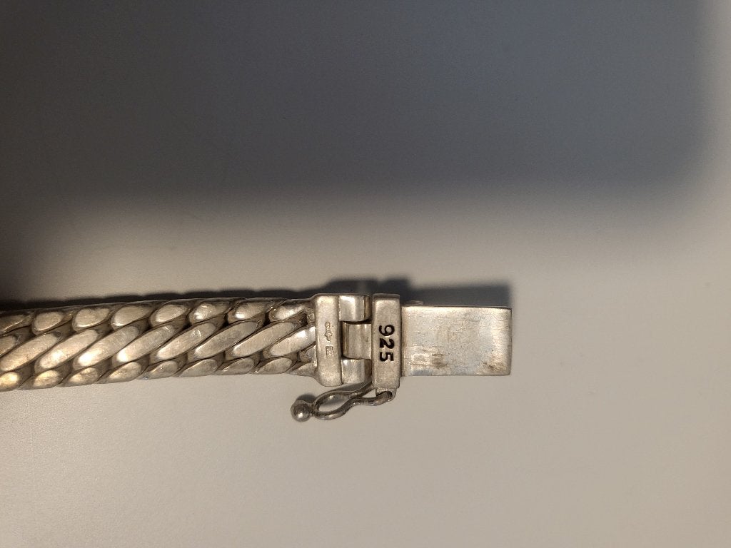 BtB zilveren armband, Ophalen of Verzenden, Zo goed als nieuw, Zilver, Zilver