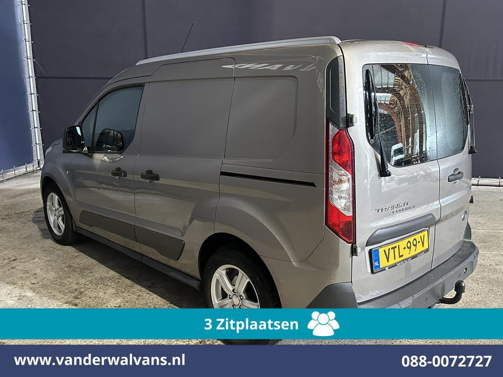 Ford Transit Connect 1.5 TDCI L1H1 Euro6 Airco | 3-Zits | 2x, Auto's, Bestelauto's, Voorwielaandrijving, 745 kg, Stof, Gebruikt