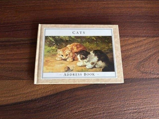 Vintage Adresboek 'Cats' – Nieuw (Printed in Hong Kong), Ophalen of Verzenden, Nieuw, Franny Moyle