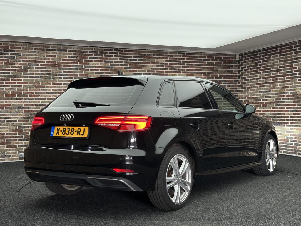 Audi A3 Sportback 40 e-tron S-Line | Adaptive cruise| Keyles, Auto's, Audi, Gebruikt, 4 cilinders, Leder en Stof, Zwart