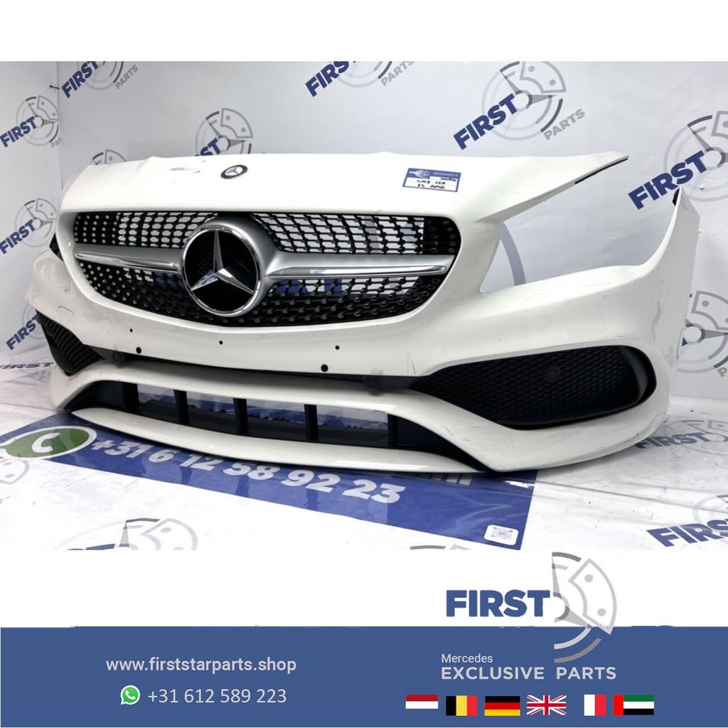 W117 CLA Facelift AMG Voorbumper compleet diamand gril Origi, Gebruikt, -, Voor, Ophalen of Verzenden