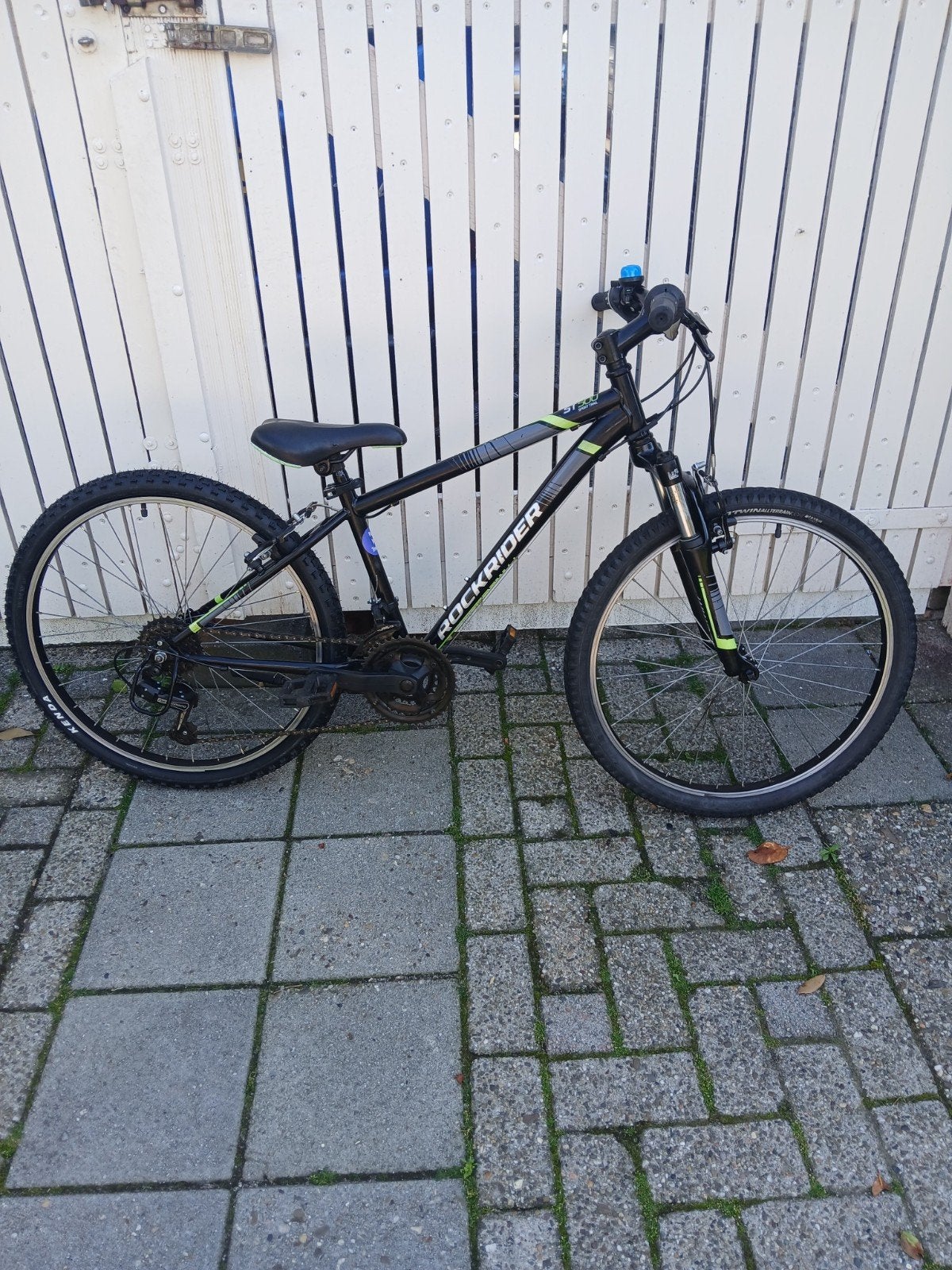 24" Rockrider Mountainbike in Nette Staat., Ophalen, Gebruikt, Velgrem, Rockrider Cube Bulls Giant Trek Merida