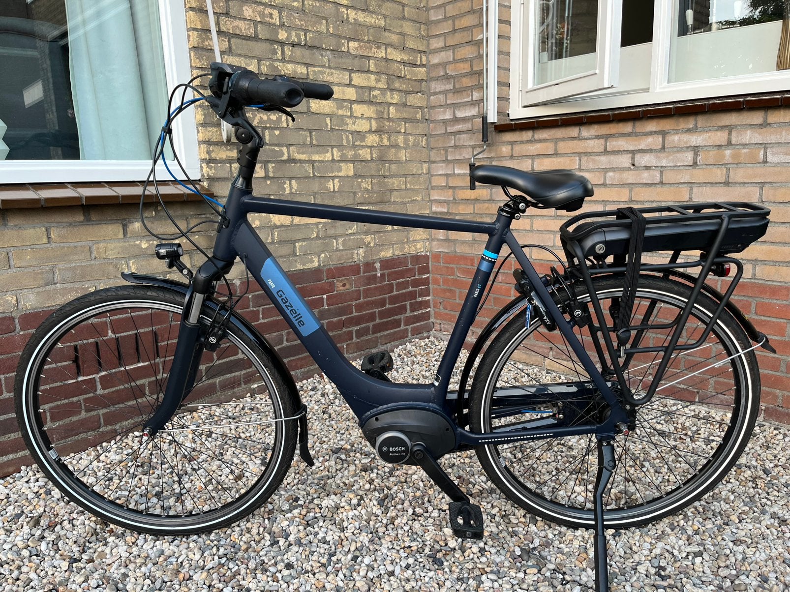 Zeer nette Gazelle Paris C7 HMB elektrische herenfiets 61cm, Fietsen en Brommers, Gebruikt, Ophalen of Verzenden, 59 cm of meer