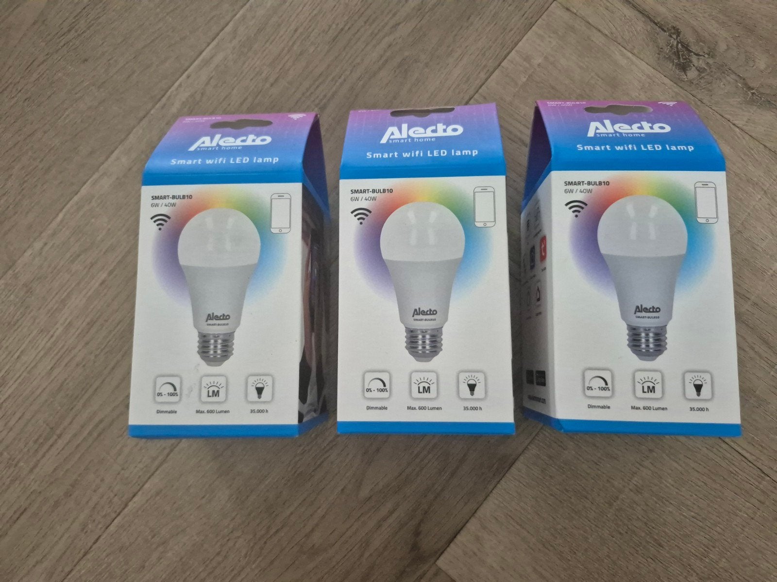 Alecto, Smart home wifi LED lamp, Led-lamp, Meerkleurig, Nieuw, Overige merken