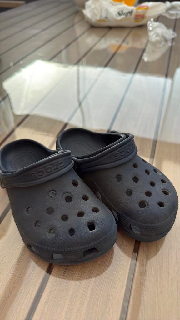 Blauwr crocs maat 27 & 28 (c10), Ophalen of Verzenden, Zo goed als nieuw, Jongetje of Meisje, Schoentjes