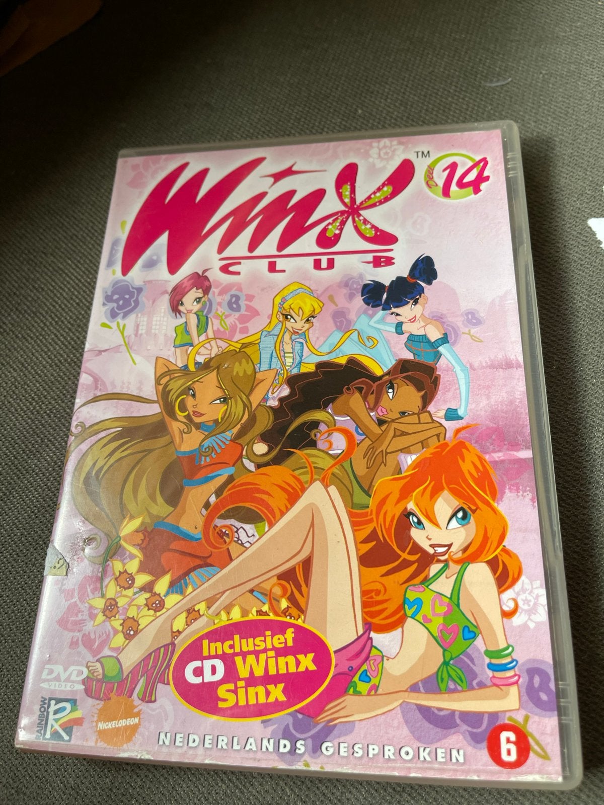 Winx Club DVD Deel 14 + Bonus CD Winx Sinx, Animatie, Alle leeftijden, Tv-serie, Gebruikt