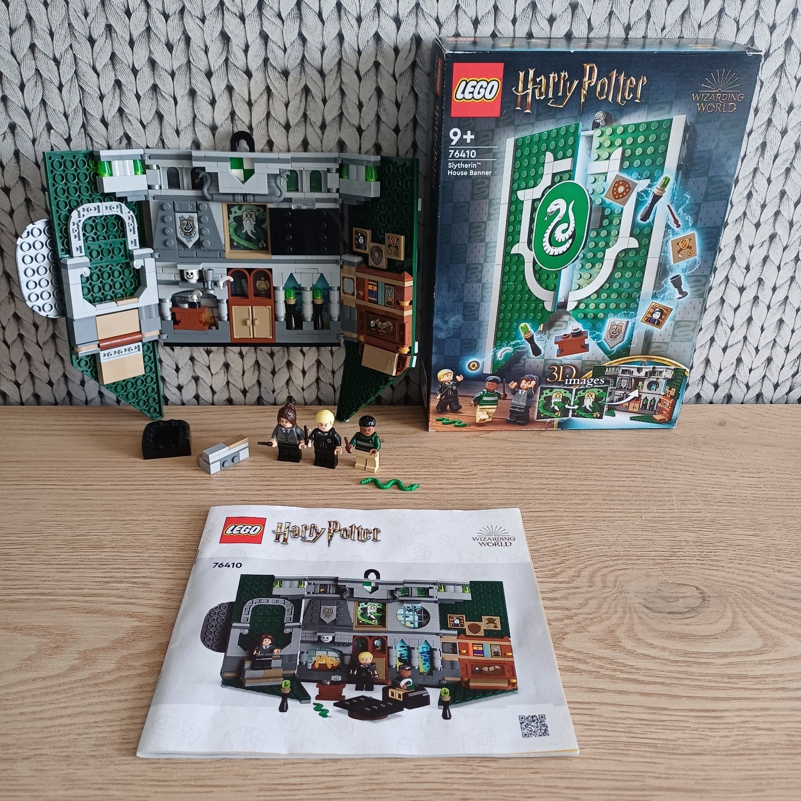 LEGO Harry Potter 76410 Zwadderich Huisvaandel compleet, Ophalen of Verzenden, Gebruikt