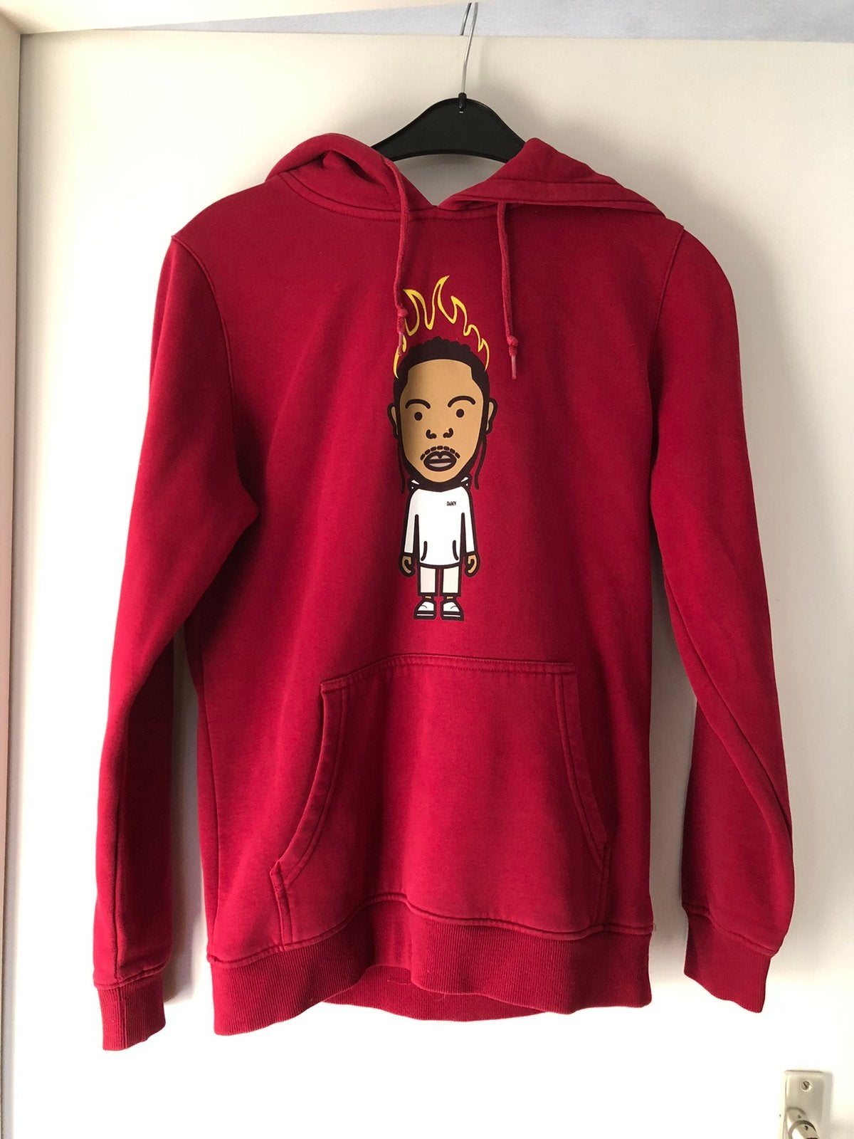 Snipes hoody, mister Tee Kendrick Lamar, maat M, Kleding | Heren, Ophalen of Verzenden, Maat 48/50 (M), Rood