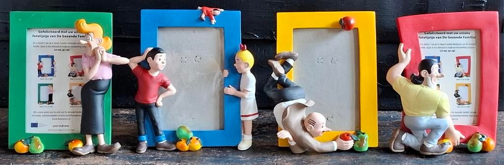 Suske en Wiske. Fotolijsten.  4 stukje.  * Zie tekst., Ophalen, Suske en Wiske, Zo goed als nieuw, Overige typen