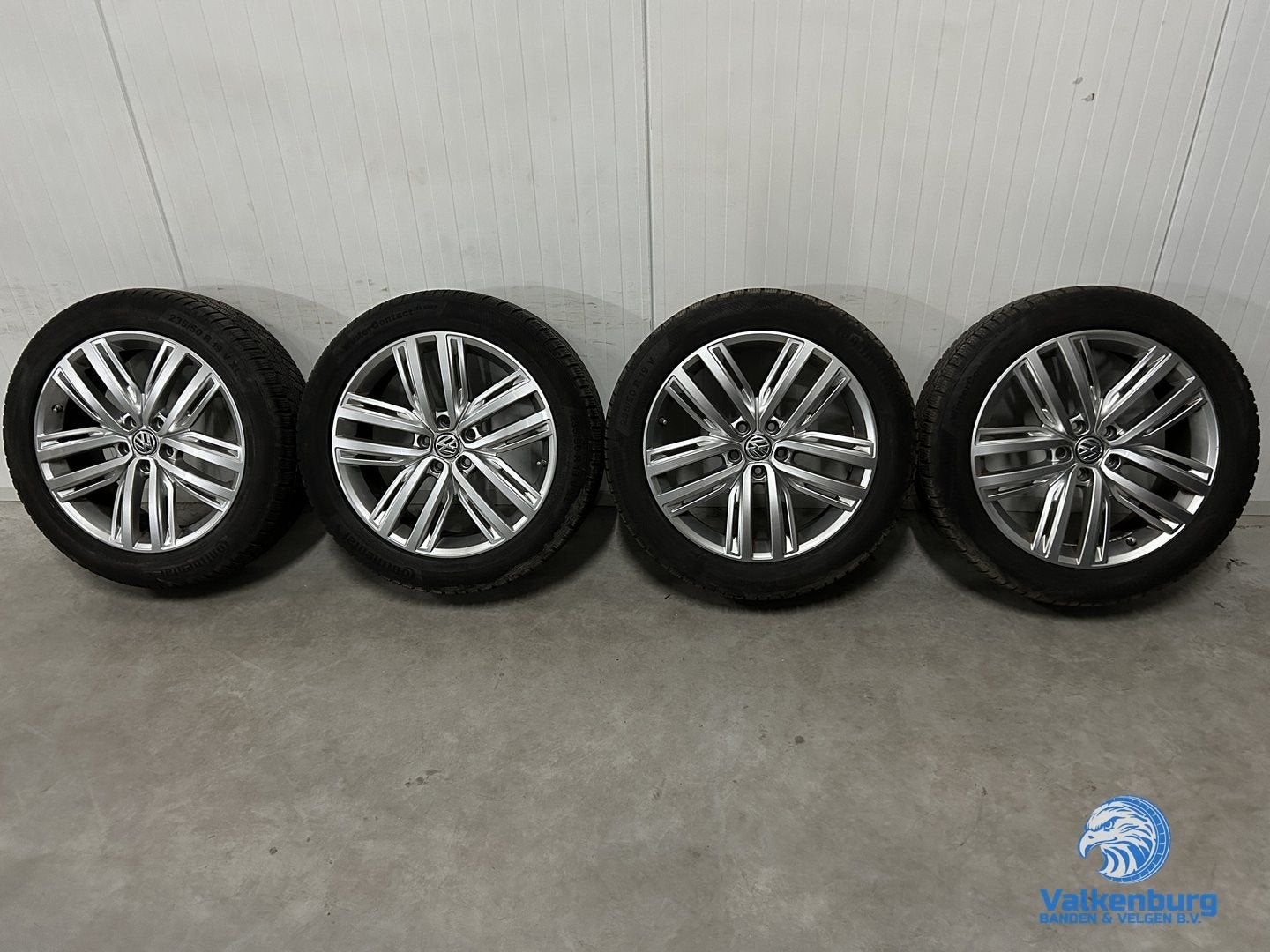 6-7mm! Originele VW Tiguan 5NA Auckland 19 inch velgen 5x112, Auto-onderdelen, Banden en Velgen, 19 inch, Gebruikt, -, -