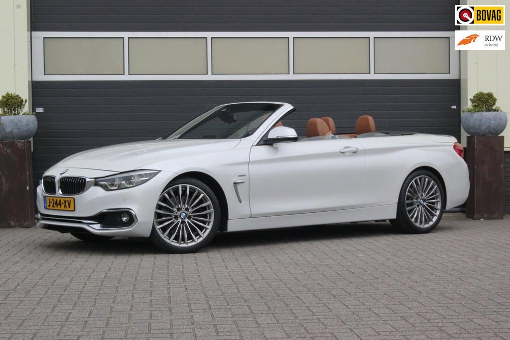 BMW 4-serie Cabrio 430i High Executive Luxury | Nekverwarmin, Auto's, BMW, Automaat, Achterwielaandrijving, Gebruikt, Euro 6