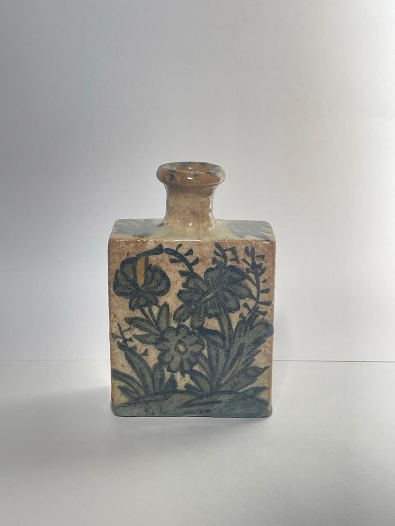 Antiek Perzisch Qajar Vaasje - Bloemenmotief, Ophalen of Verzenden