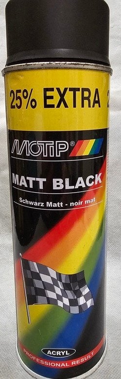 MOTIP matzwarte verf, Ophalen of Verzenden, Nieuw, Acrylverf