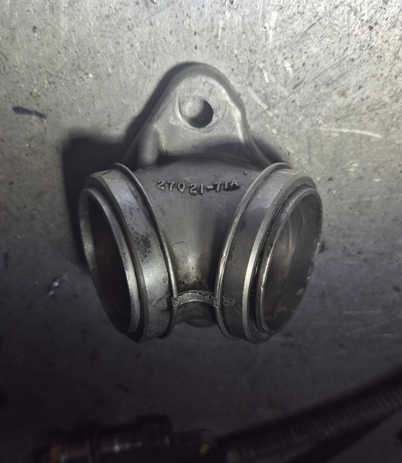 Inlaatspruitstuk Harley Davidson FHL 1200 shovelhead manifol, Ophalen of Verzenden, Gebruikt