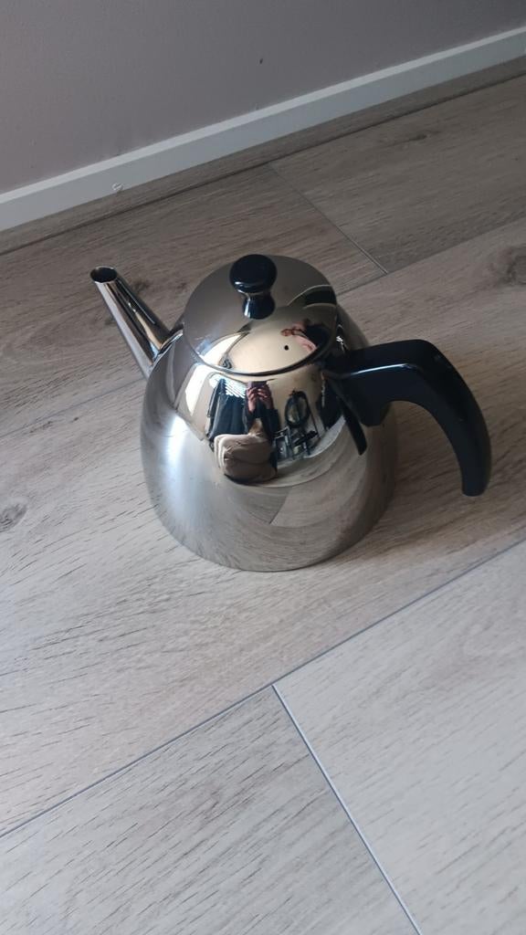 Bredemijer theepot Minuet, Theepot/fluitketel, Bredemeijer, Zilver, Ophalen of Verzenden
