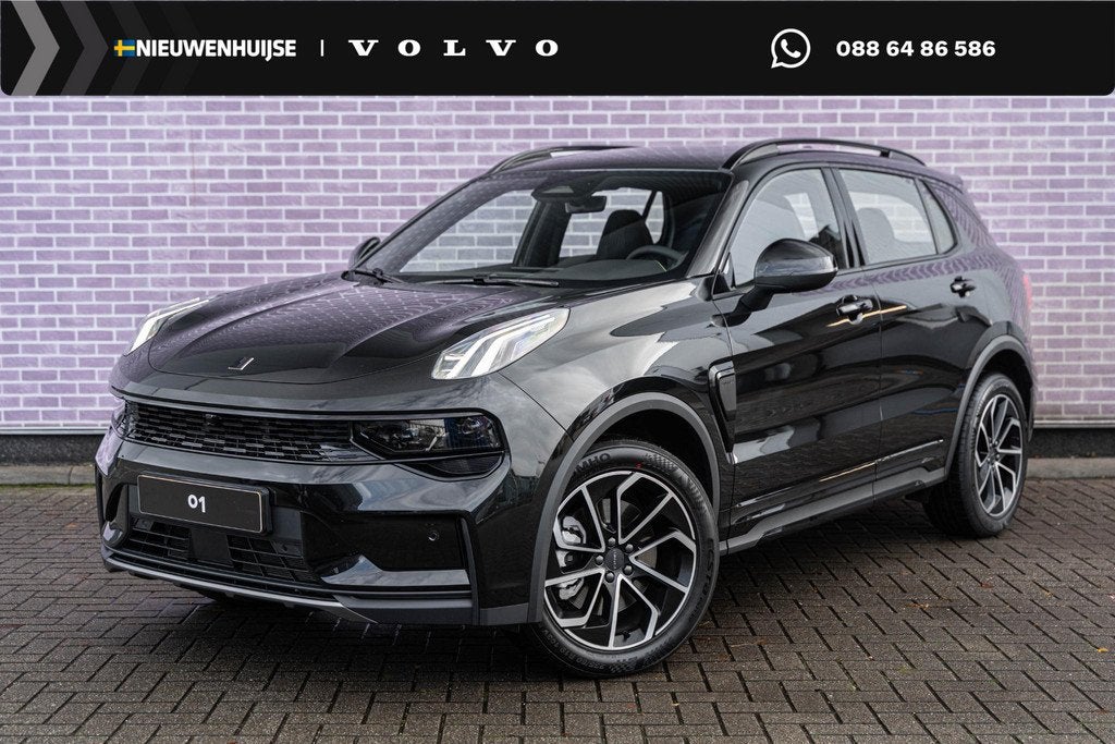 Lynk & Co 01 Plug-in Hybrid 1.5 Core PHEV | Nieuw Model | Ad, Auto's, Lynk & Co, 12 maanden, 4 cilinders, Alcantara, Zwart